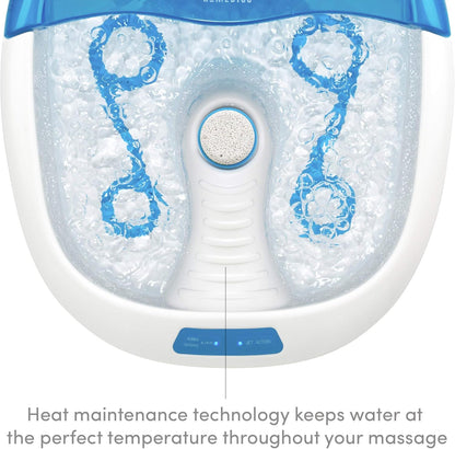 Action Footbath with Heat | 6 Hydro-therapy Water Jets, Pedicure