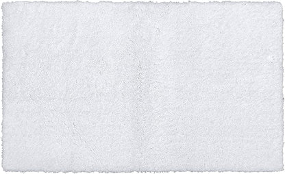 Better Trends Micro Plush Polyester 17" x 24" Bath  Rug - White