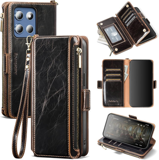 Antsturdy Compatible with Motorola Moto G Stylus 5G 2025 Wallet Case with C