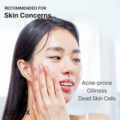 COSRX BHA Toner Pads, 70 Sheets, Exfoliating Pads for Dead Skin &
