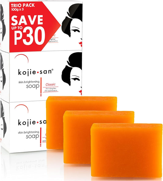 Kojie San Skin Brightening Soap - Original Kojic Acid Soap for Fa