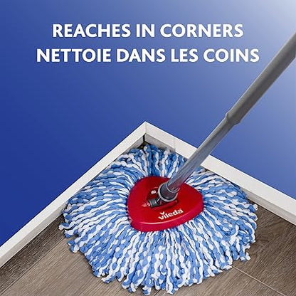 Vileda RinseClean Spin Mop Refill - Machine Washable