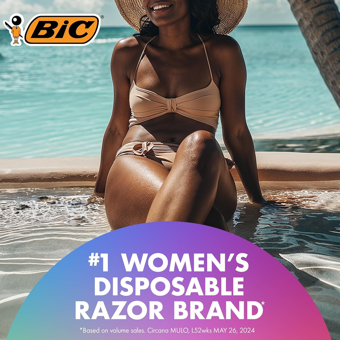 BIC Soleil Smooth Scented Women's Disposable Razors, Triple Blade Razor For