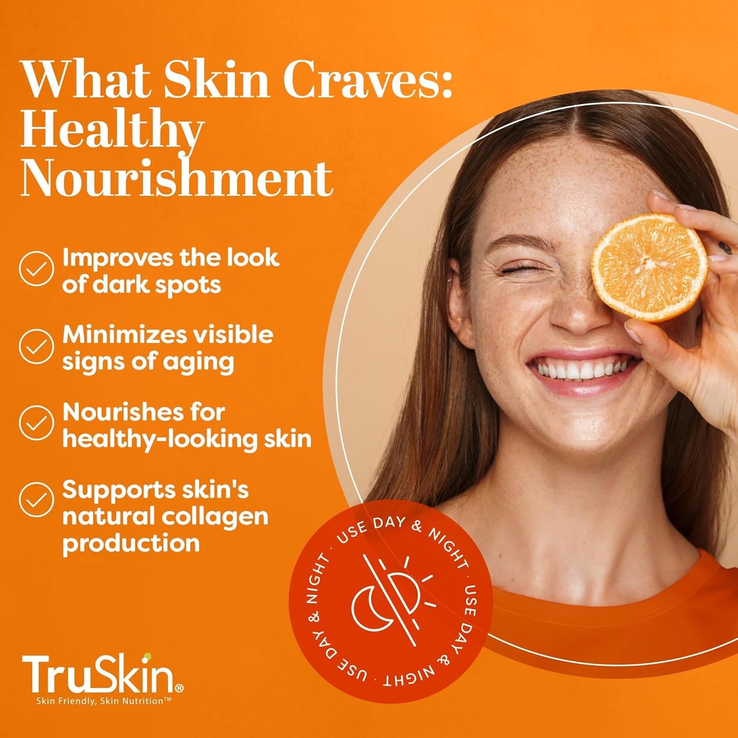 TruSkin Vitamin C Serum For Face – Anti Aging Formula with Vitamin C, Hyalu