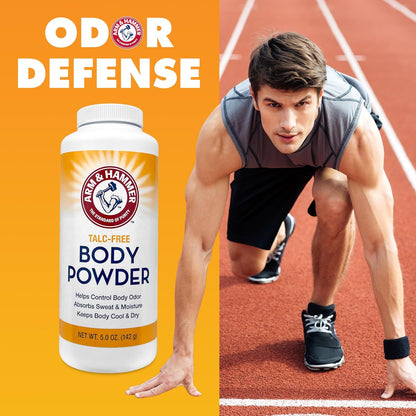 Talc-Free Body Powder for Body Odor Sweat & Moisture
