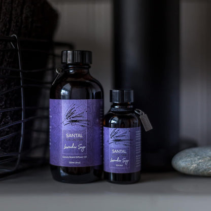 Santal Lavender Sage Diffuser Oil - AirScent Aroma and Lavender E