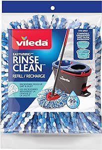 Vileda RinseClean Spin Mop Refill - Machine Washable