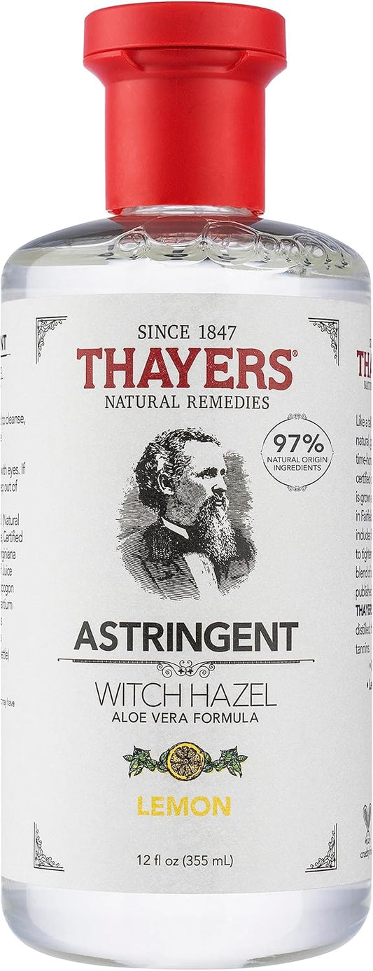 Thayers Alcohol-free Lemon Witch Hazel Astringent with Aloe Vera