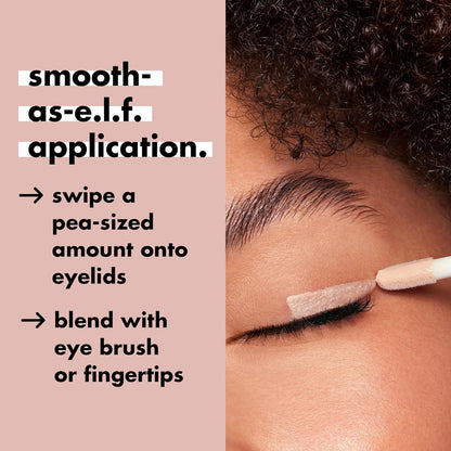 e.l.f. Lock It Down Eyeshadow Primer, Smooth, Creamy Primer For Long-Lastin