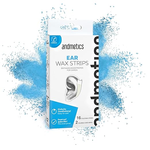 Andmetic Ear Wax Strips, 8 gram
