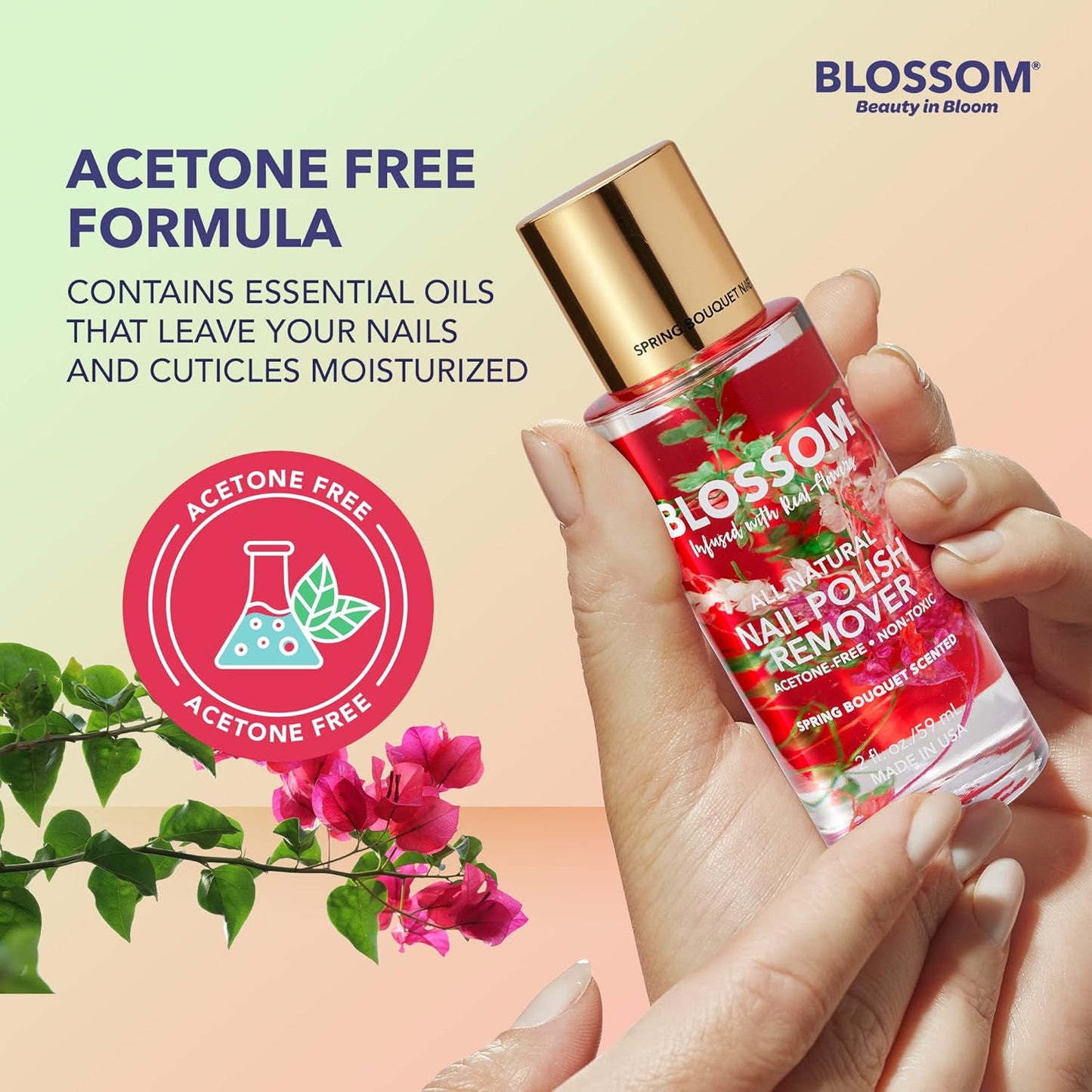 Blossom All Natural, Scented, Organic Plant-Based, Vegan, Cruelty