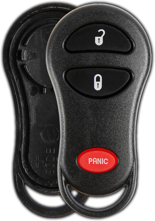 KeylessOption Black Replacement 3 Button Keyless Entry