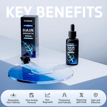 5% Minoxidil Hair Growth Serum, 60ML, for Men and Women, Hair Los