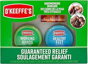 FOOTNER O'Keeffe's Working Hands, Healthy Feet, Lip Repair Cherry Stick, O'Keeffe's Value Pack