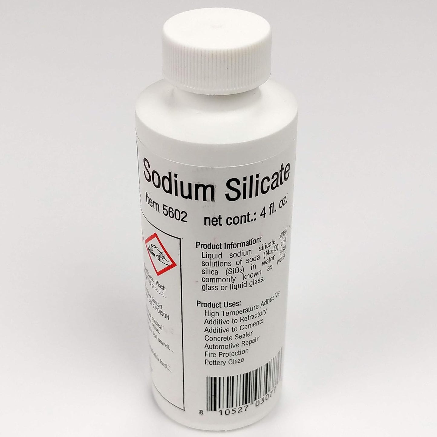 High Temperature Adhesive, 2000F Rated, Sodium Silicate, Water Gl