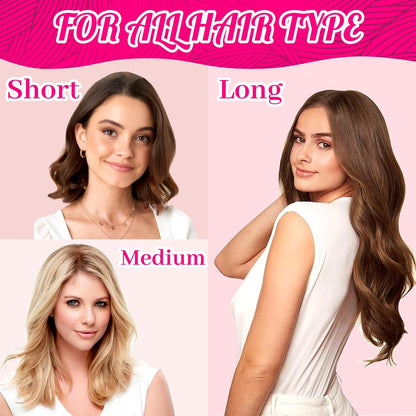 ALLBIZ Jumbo Hair Rollers Sets, Large Rollers for Hair Curlers, 3