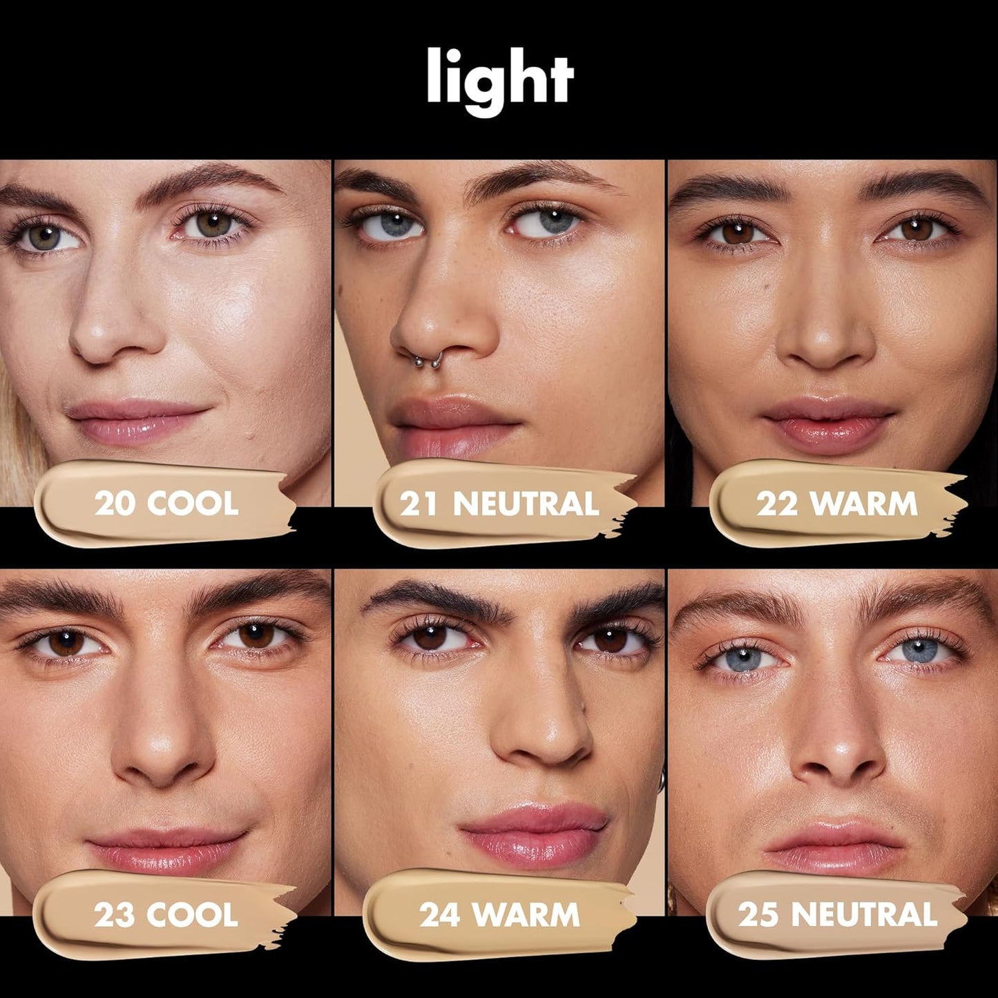 e.l.f. Cosmetics Soft Glam Satin Foundation, Hibiscus complex. 30 ml, 23 Light Cool