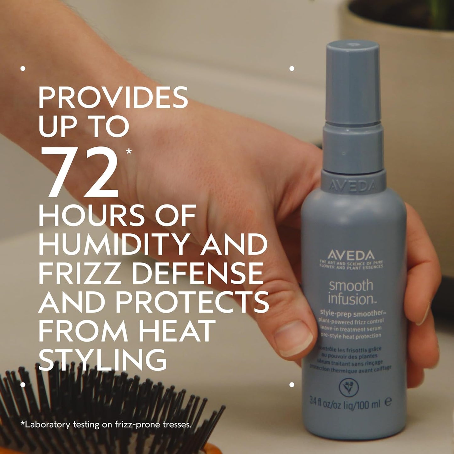 Aveda Smooth Infusion Style-Prep Smoother | Leave-In Anti-Frizz Serum | 72-