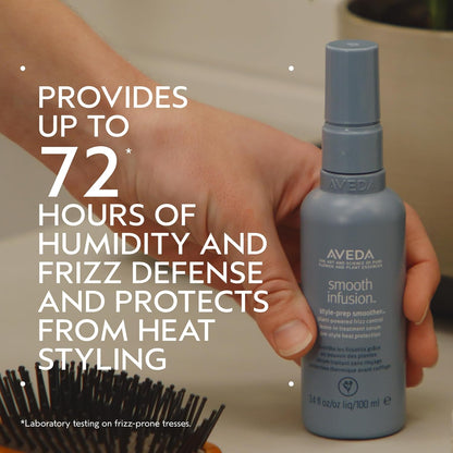 Aveda Smooth Infusion Style-Prep Smoother | Leave-In Anti-Frizz Serum | 72-
