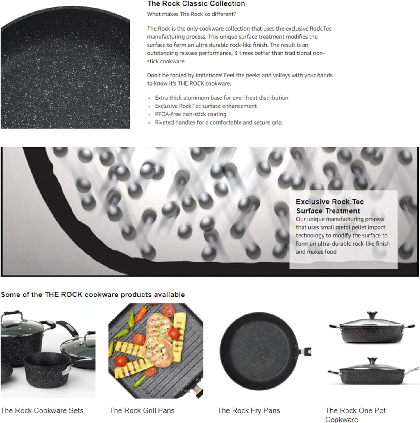 Starfrit 34706 THE ROCK Sauce Pot with Lid 3QT