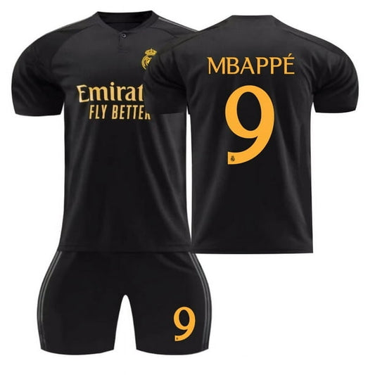 Mebracss 2024 New Mens/Kids #9 Mbappe Soccer  Jerseys Kit Fashion Sports T-Shirt, Mbappe-1 6-7  years