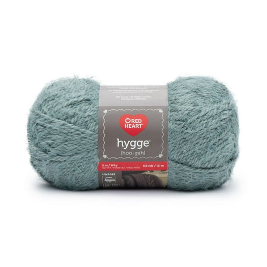 Coats & Clark E869.8631 HEART Hygge yarn, 5oz, Aloe 5 Fl Oz