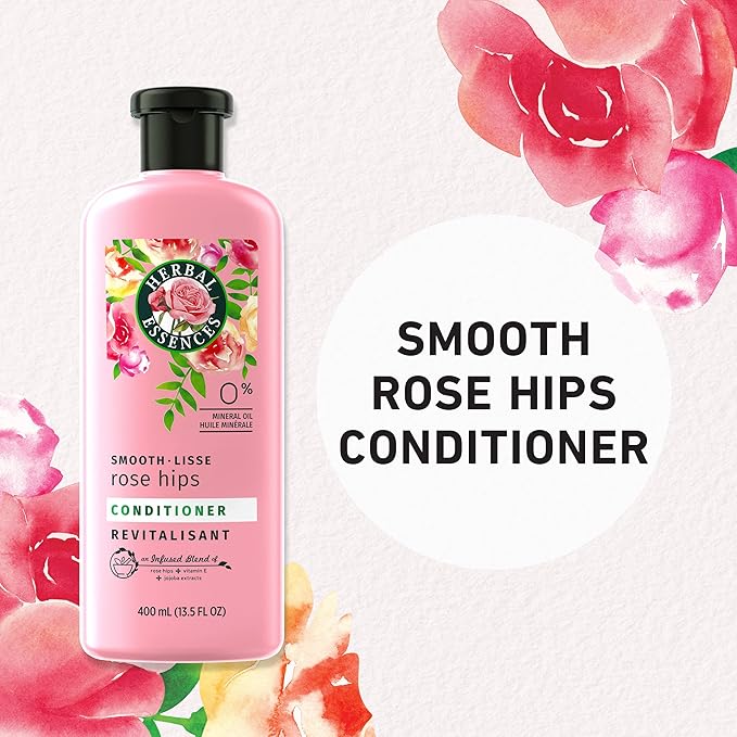 Herbal Essences 80189410 Rose Hips Smooth Conditioner, 3.38 fl oz