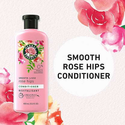 Herbal Essences 80189410 Rose Hips Smooth Conditioner, 3.38 fl oz