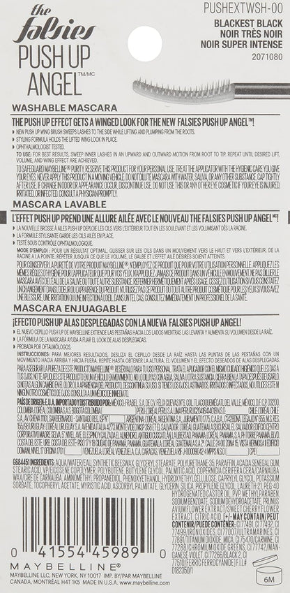Maybelline New York The Falsies Push Up Angel Washable Mascara, 0
