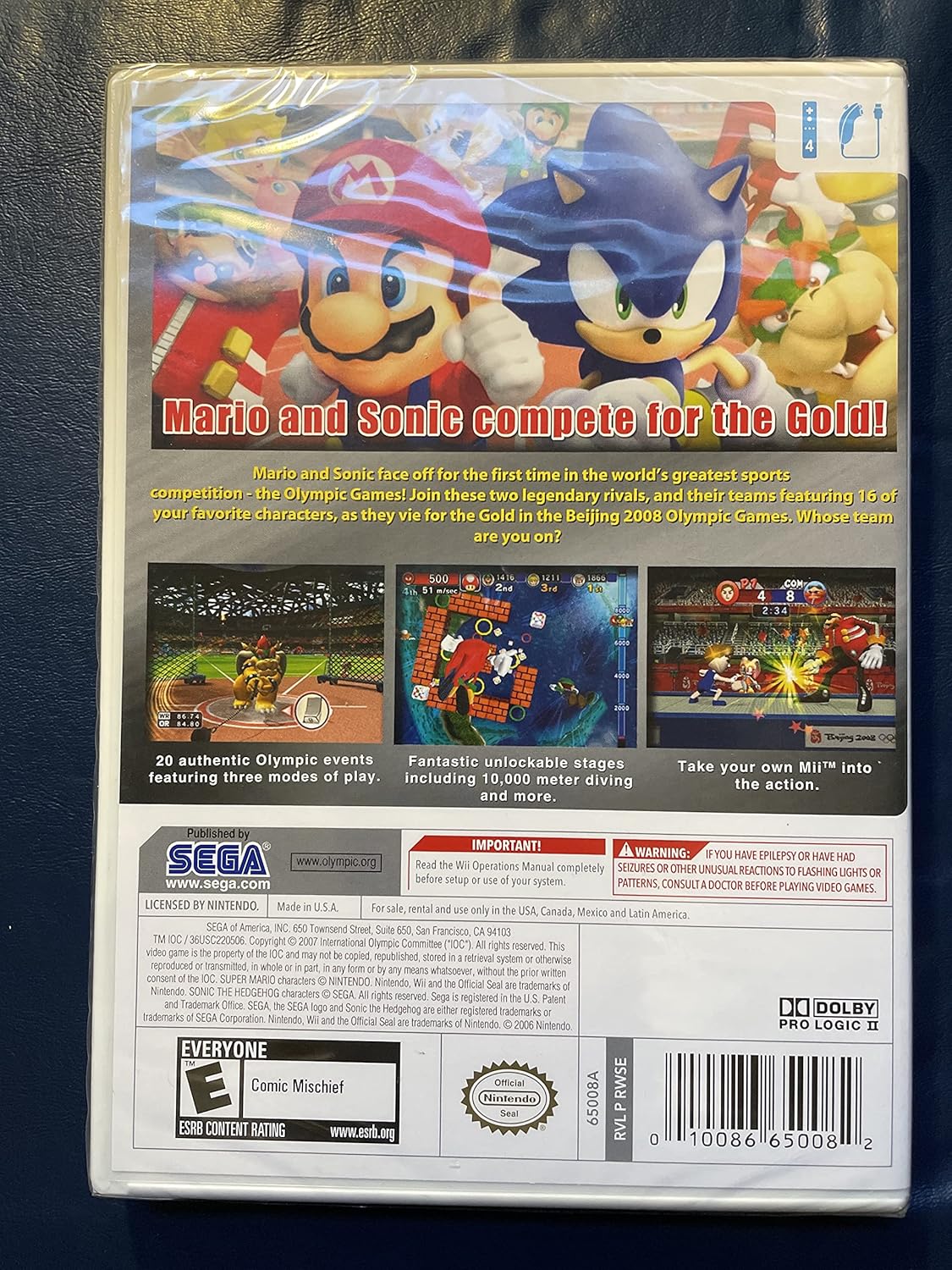 Mario & Sonic At The Olympic Games - Wii
