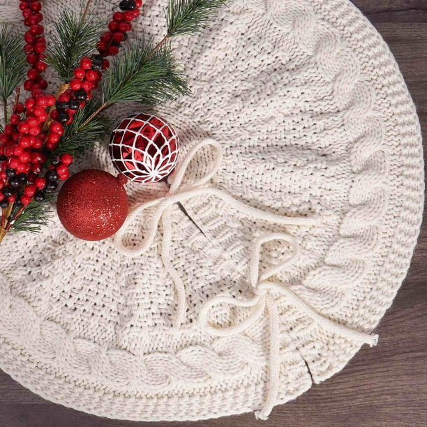 Cameland Knitted Ambiance Apron Christmas Tree Decorations, 18.11