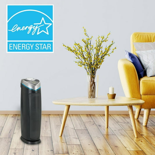 3-in-1 True HEPA Air Purifier with UV Sanitizer and Odor Reduction, 22 in. Tower