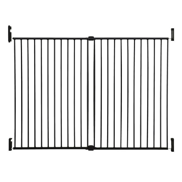 Dreambaby L852BB Broadway Extra Wide and Tall Expandable Gate with Track It Technology, Black