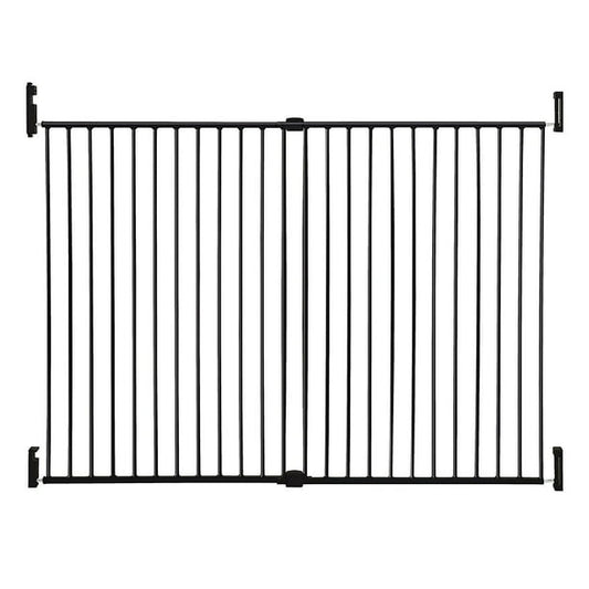 Dreambaby L852BB Broadway Extra Wide and Tall Expandable Gate with Track It Technology, Black