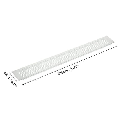 Rectangle Shape Ventilation Grille Aluminum Alloy Louvered Air Ve