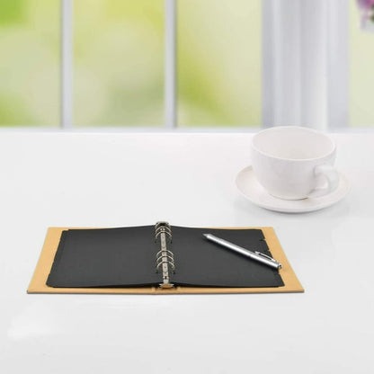 2 Sets Black Color Paper Divider Index Page Tab Cards F