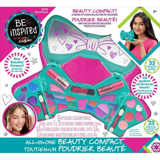 Cra-Z-Art 53337 Be Inspired All-in-One Makeup Beauty Compact, 40pc