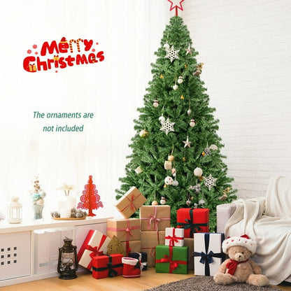 GYM06006 9' Unlit Artificial Christmas Tree, Green