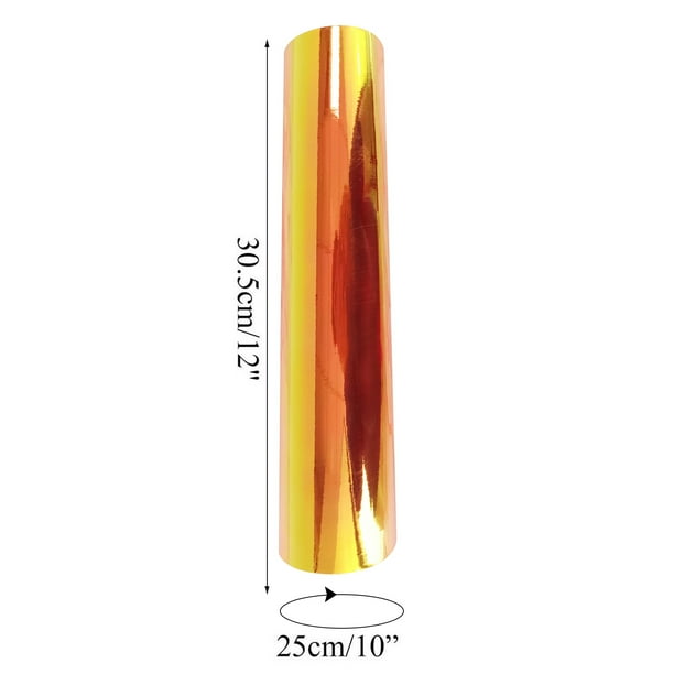 HomeCraft74 12x6ft Rose Gold Glass Broken Flower Patterned Permanent Vinyl Roll