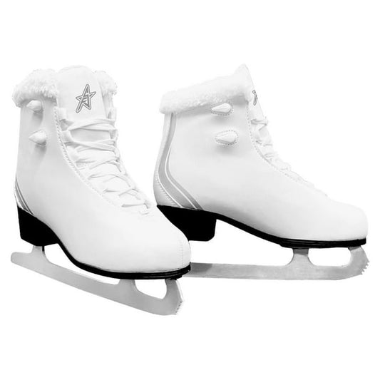 Future Stars FSFIGSK8-6 Figure Skates with White Fur Collar, Size 7