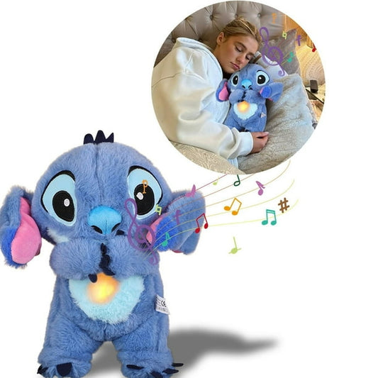 Supbessel KeCQ-240927wsad1679 Stitch Soothing Plush Toy, Blue Battery, 9 Inch