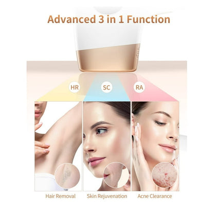 IPL Laser Hair Removal,JOOYEE Epilator Upgraded to 999,900 Flashe