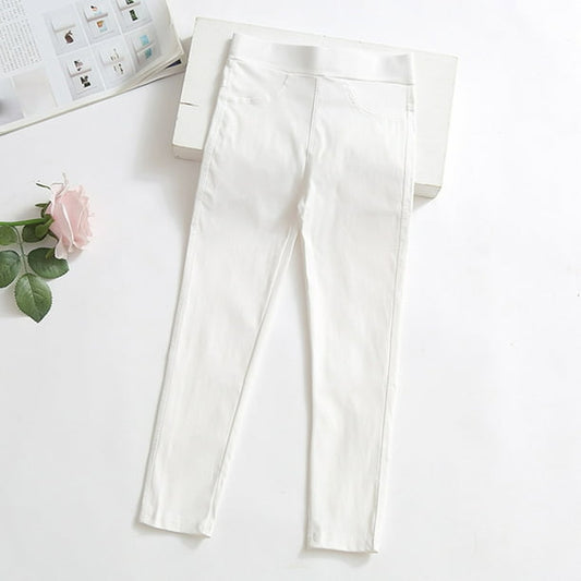 zanvin Girls Winter Warm Leggings, White, Size:7-8  Years - 95%Polyester