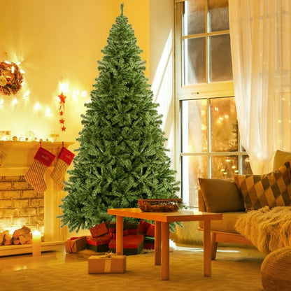 GYM06006 9' Unlit Artificial Christmas Tree, Green