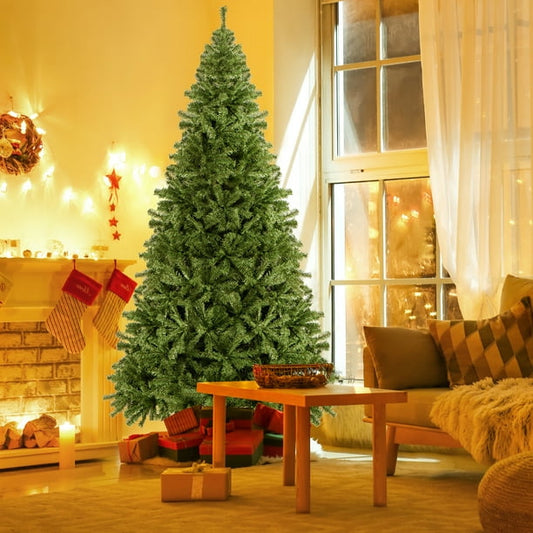 GYM06006 9' Unlit Artificial Christmas Tree, Green