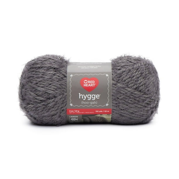 Red Heart E869.8340 Coats Bulky Acrylic Nylon Silver Yarn, 132 yd