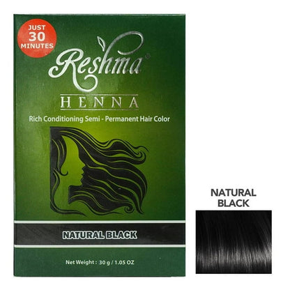 Reshma Henna Natural Burgundy Rich Conditioning Semi-Permanent Hair Color 7 Fl. Oz.