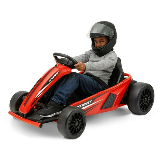 Hyper Toys 24V Drifting Go Kart Ride On for Kids, Red, Drift 24V Red