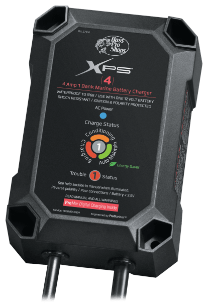 Bass Pro Shops XPS Extreme Performance Series  Marine Battery Charger - 4 Amp 1 Bank