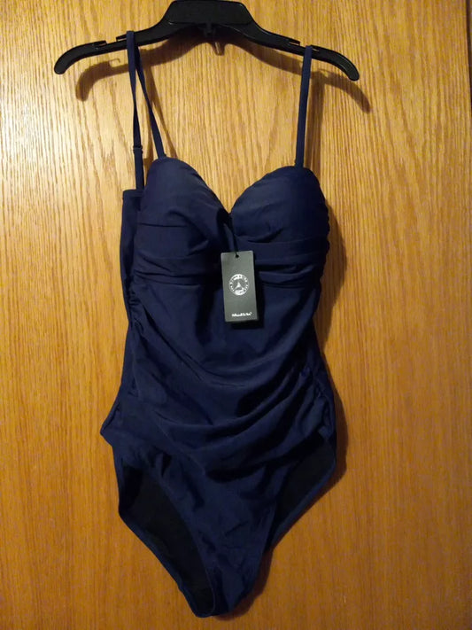 Womens Relleciga One Peice Navy Blue Swimsuit  R7013-605